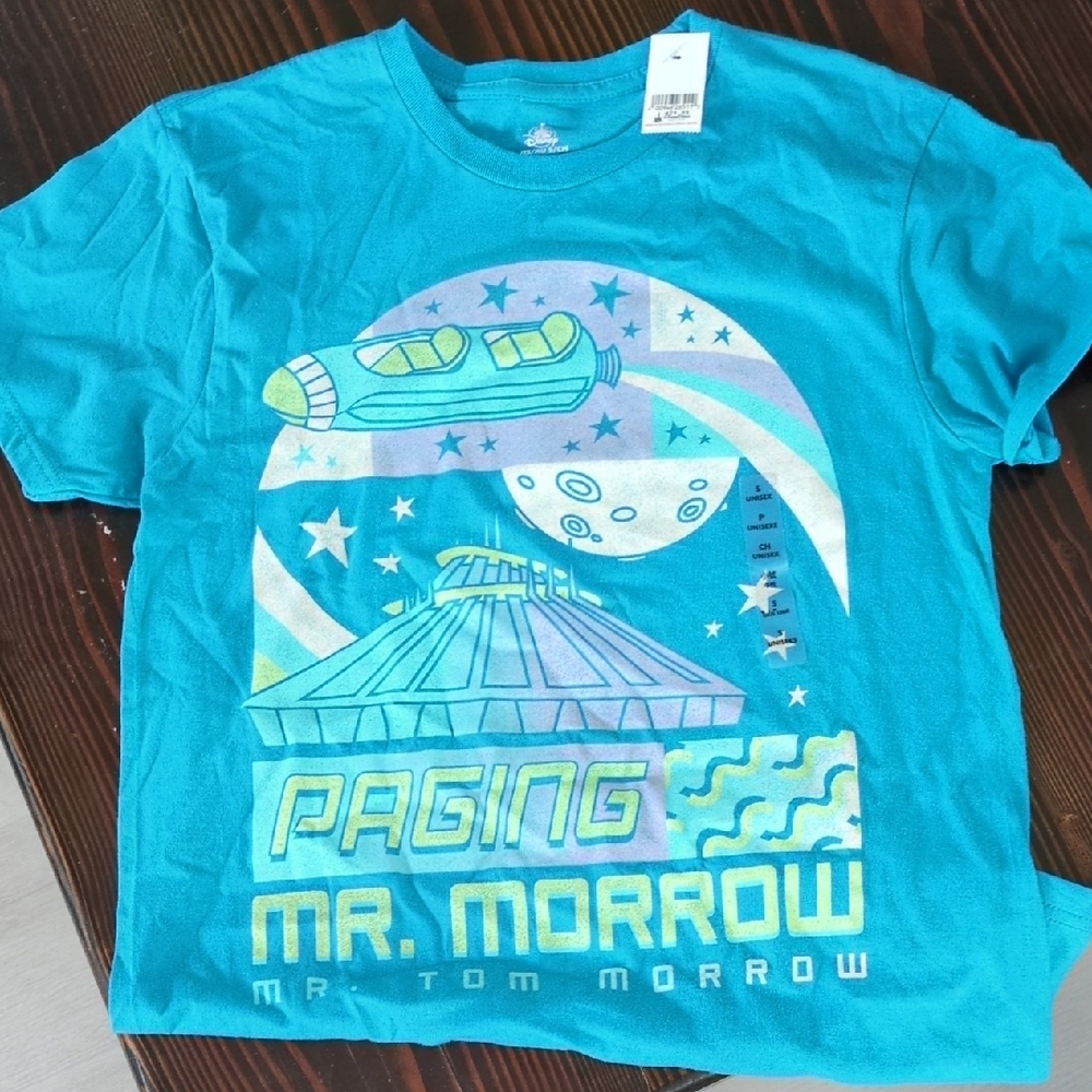 NWT Disneyland Resort Space Mountain graphic tee